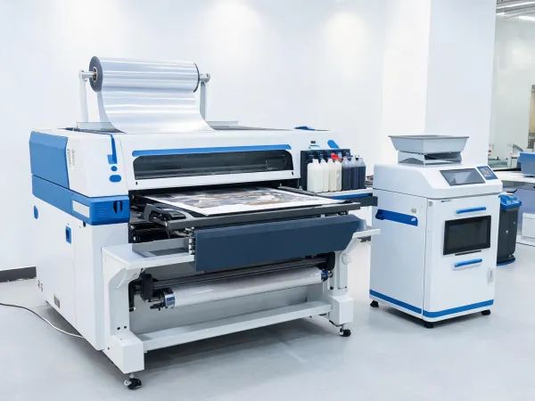 DTF printer with transfer film