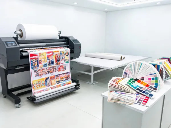Signage display graphics printing
