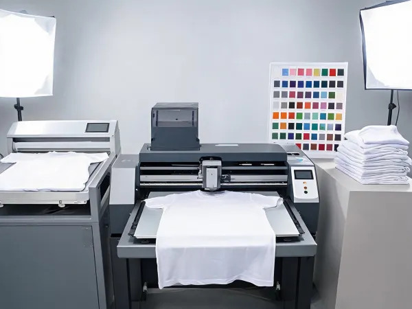 DTG printer with garment platen