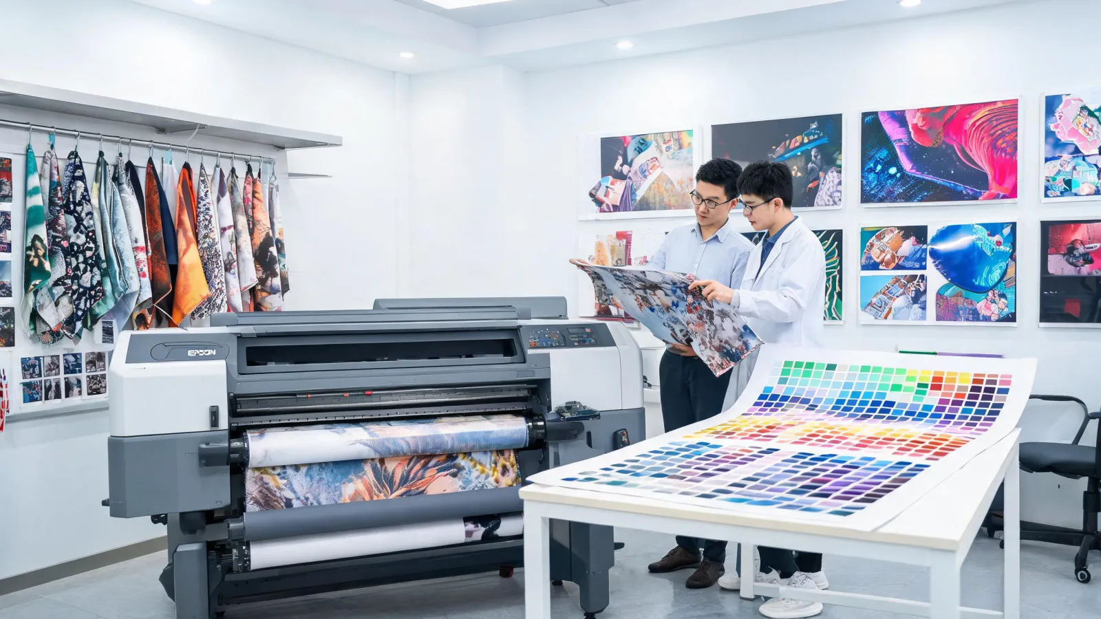 Epson production print demo room