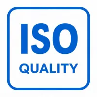 ISO quality management badge